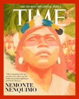 Titulná strana časopisu TIME s hlavnou hrdinkou príbehu v článku 