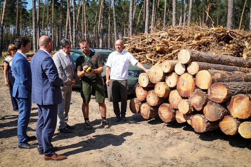 Včerajšia prezentácia systému evidencie dreva vo Vojenských lesoch a majetkoch SR 