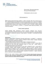 Prv&aacute; strana citovan&eacute;ho rozhodnutia &Scaron;OP SR o nespr&iacute;stupnen&iacute; inform&aacute;cci&iacute; pre &Uacute;NIu region&aacute;lnych združen&iacute; vlastn&iacute;kov ne&scaron;t&aacute;tnych lesov Slovenska