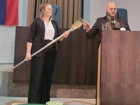 Peter Froľa skladá sľub 