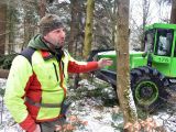 Marek Liptaj a jeho moderný lesný stroj 