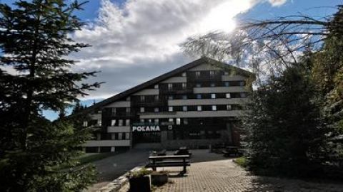 Hotel Poľana, pri ktorom došlo k útoku medvedice na dvoch turistov 