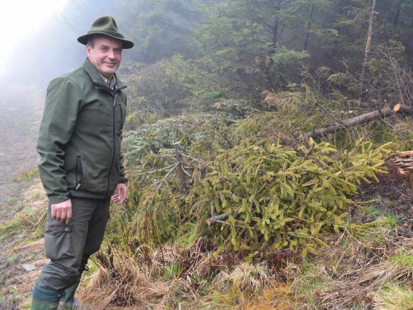 Ing. Ján Slivinský v poraste po výchovnom zásahu 