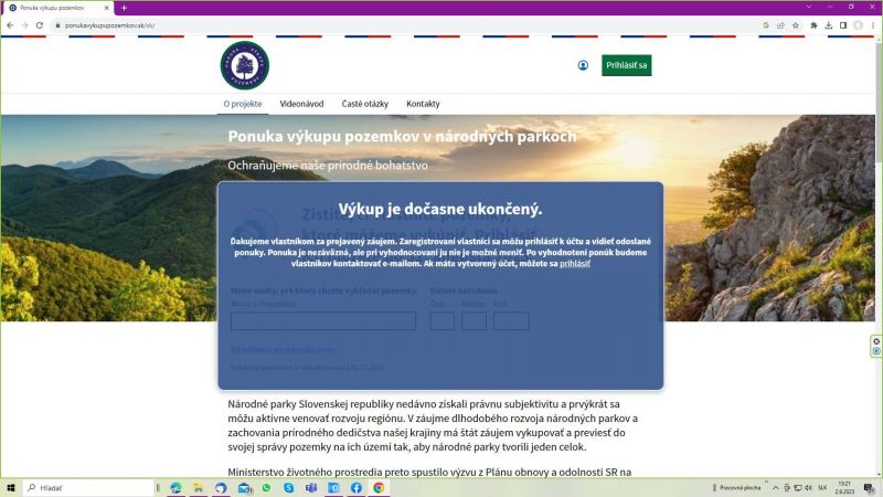 Výkup pozemkov v národných parkoch je dočasne ukončený: Vlastníci lesov chcú verejnú kontrolu míňania peňazí v ochrane prírody