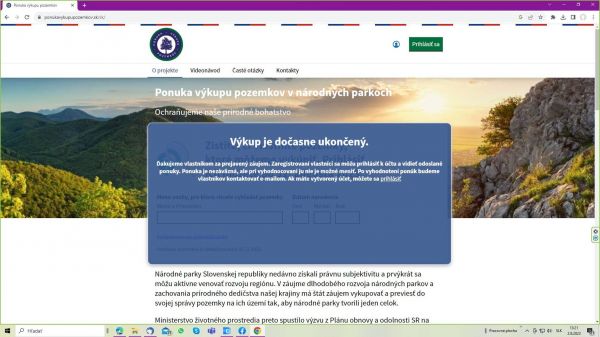 Výkup pozemkov v národných parkoch je dočasne ukončený: Vlastníci lesov chcú verejnú kontrolu míňania peňazí v ochrane prírody