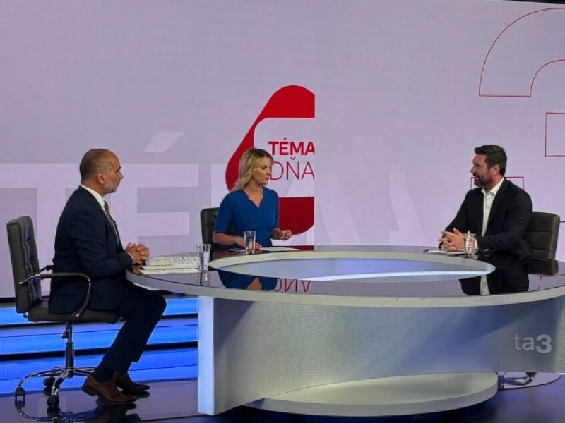 Rel&aacute;cia T&eacute;ma dňa v telev&iacute;zii ta3