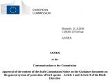 Ozn&aacute;menie Eur&oacute;pskej komisie 