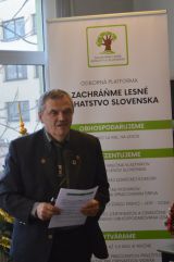 Koordinátor platformy Zachráňme lesné bohatstvo Slovenska František Štulajter