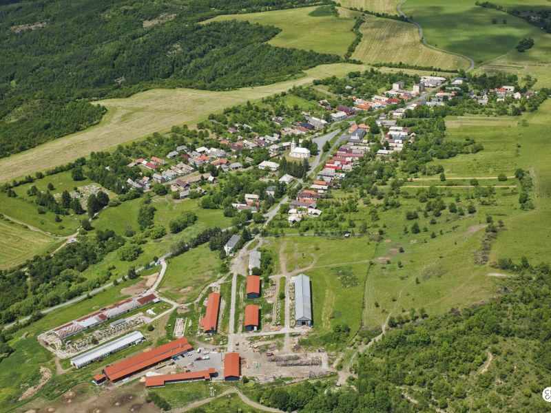 Pohľad na obec Ábelová 