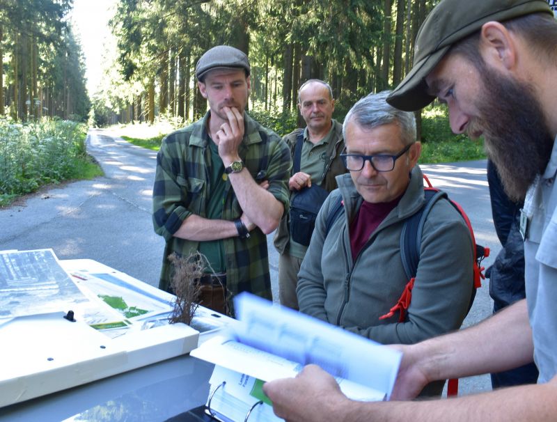 Zľava Johannes Langern, Ján Slivinský, Róbert Gimbárik a Tobias Hamm 