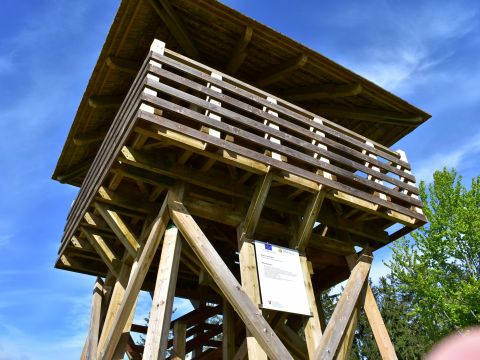 Vyhliadková veža na území Lesného spoločenstva Štiavnik 