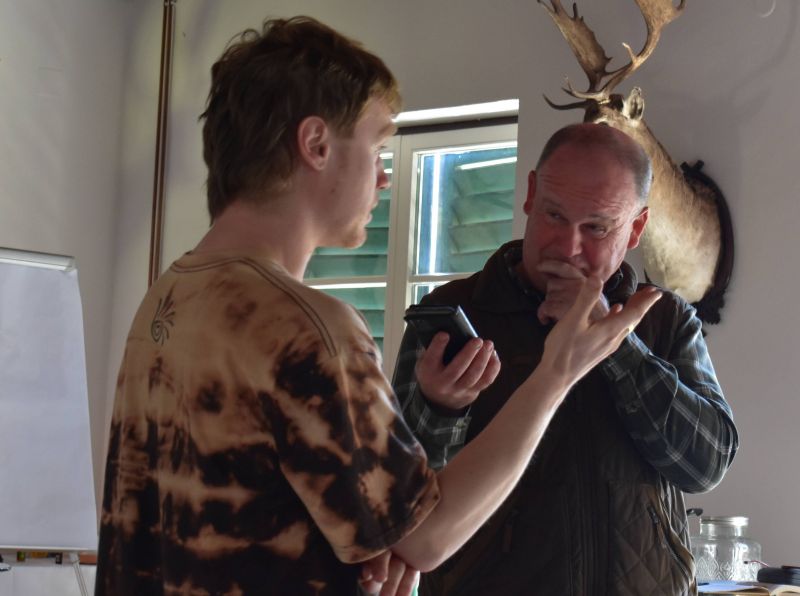 S Martinom Mjartanom (vľavo) sme tr&eacute;novali rozhovor s novin&aacute;rom,