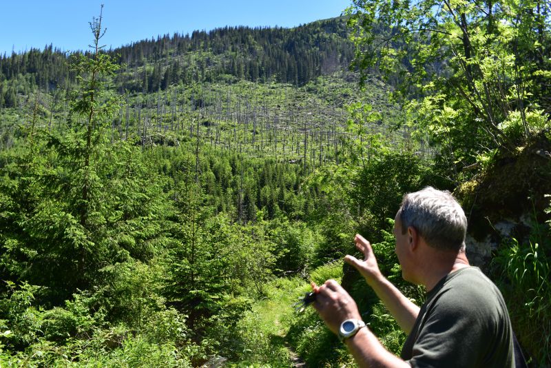 Ing. Ján Slivinský v Javorovej doline