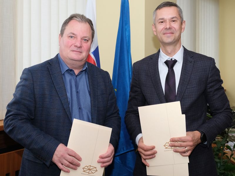 Zľava Rudolf Kropil a Marián Áč