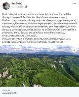 Komentovaná fotografia Muránskej planiny z FB profilu Jána Budaja 