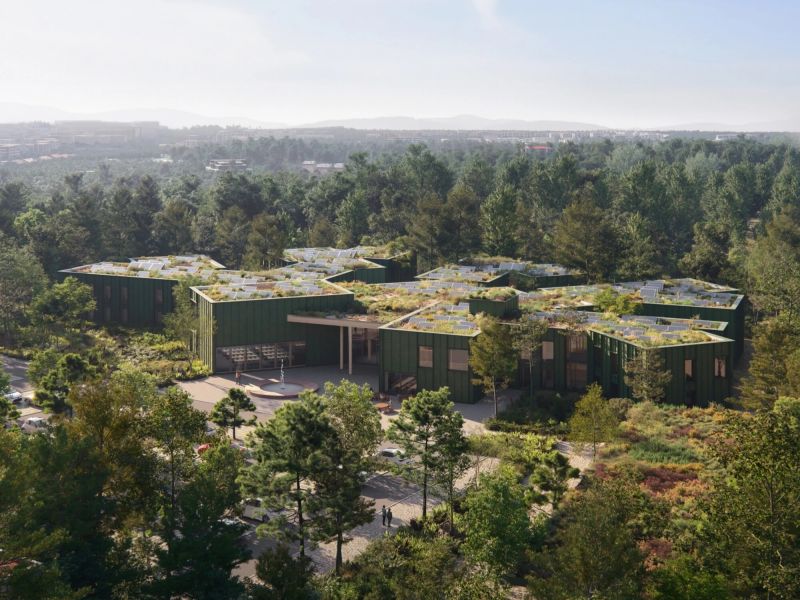 Projekt budovy Lesov ČR, zdroj PLOMP, CHYBIK+KRISTOF na Refresher.sk 