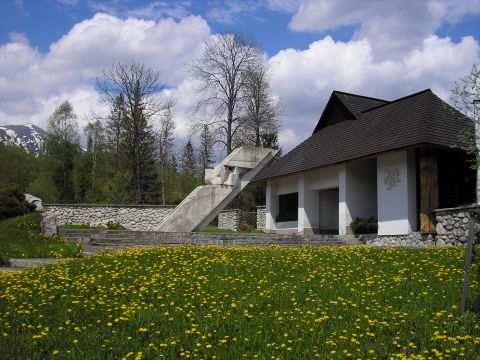 Vstup do budovy Šttánych lesov TANAP-u