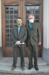 Minister J&aacute;n Mičovsk&yacute; s poveren&yacute;m gener&aacute;lnym riaditeľom LSR Matejom Vigodom 