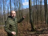 Ing. Dušan Mikuš v porastoch Mestských lesov Revúca 