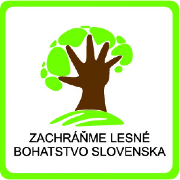Logo platformy Zachr&aacute;ňme lesn&eacute; bohatstvo Slovenska