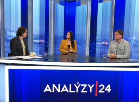 Účastníci diskusie o znácii národných parkov v relácii Analýzy 24