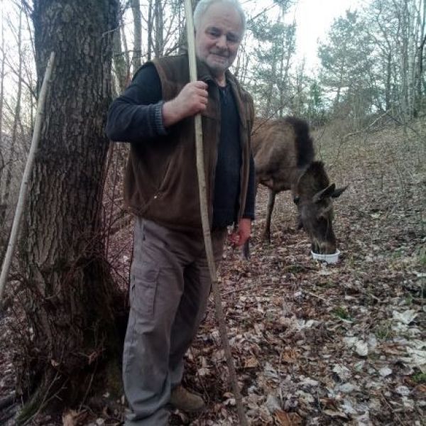 Ing. Stanislav Bystriansky a losica Maija 