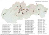 Aktuálna mapka Prírodných rezervácií Pralesy Slovenska