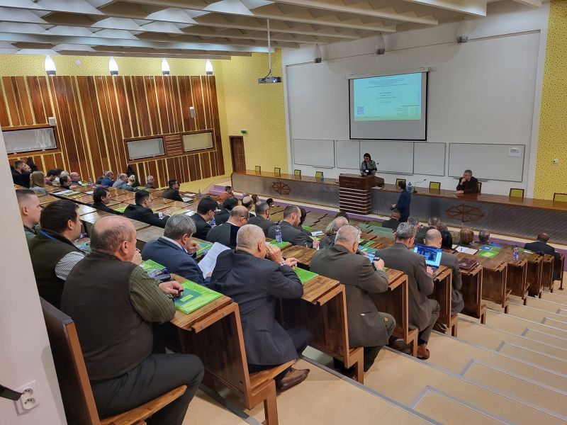 Pohľad na účastníkov konferencie na Technickej univerzite vo Zvolene 