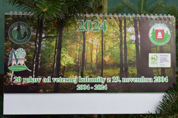 Kalendár Lesov mesta Spišská Belá na rok 2024