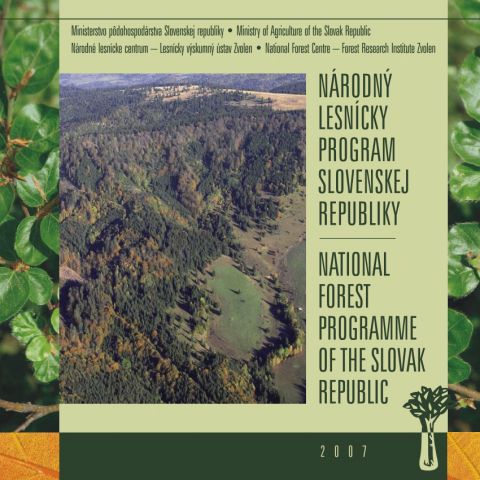 Obálka prvého Národného lesníckeho programu z roku 2007