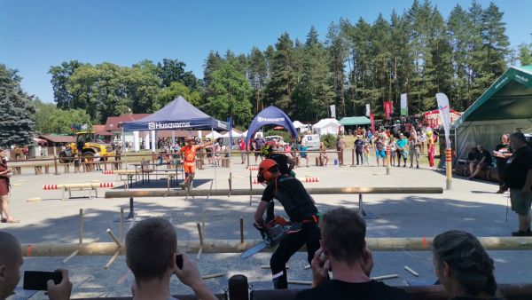 Marek Lubas počas s&uacute;ťaže pri odvetvovan&iacute;