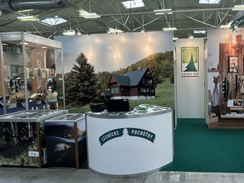 Stánok LESY SR š. p. na ITF Slovakiatour 2023 