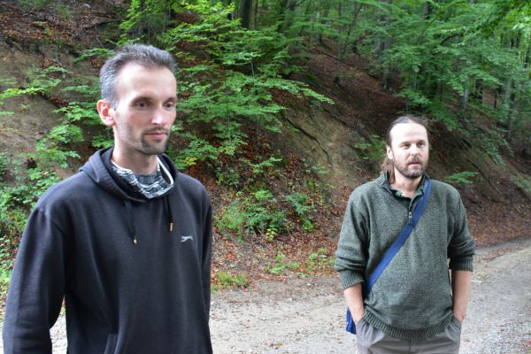 Zľava Ing. Peter &Scaron;araf&iacute;n a Ing. Igor Blih&aacute;r