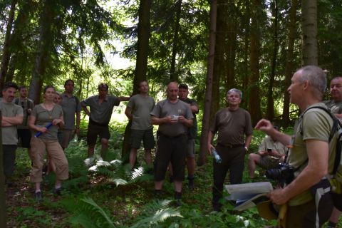 Momentka zo stretnutia banskobystrických a košických mestských lesníkov v lete minulého roka