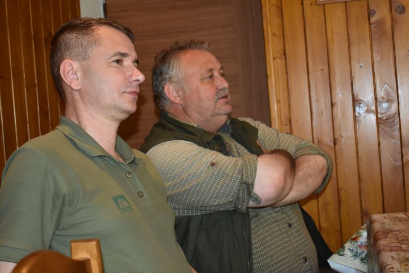 Blažej Možucha (vpravo) na stretnutí banskobystrických a košických mestských lesníkov