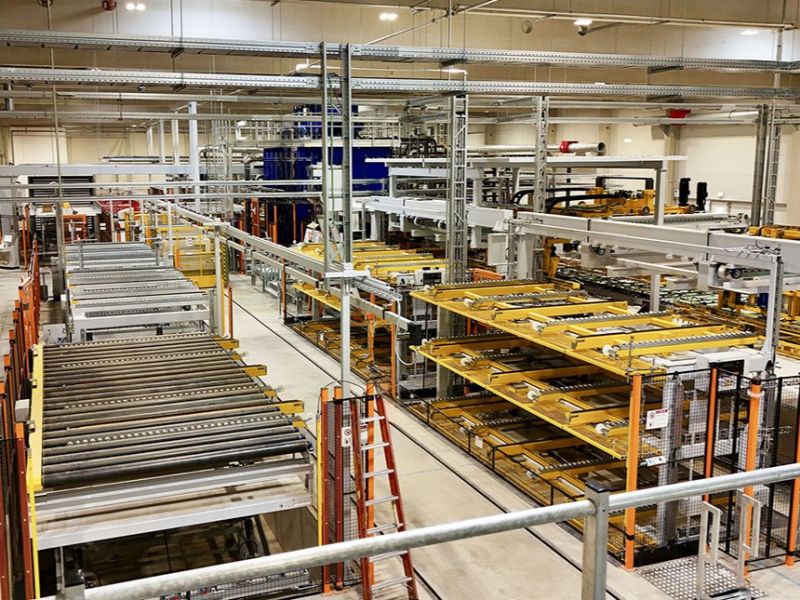 Výrobná linka v novom závode 