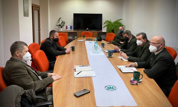 Momentka zo stretnutia v N&aacute;rodnom lesn&iacute;ckom centre 