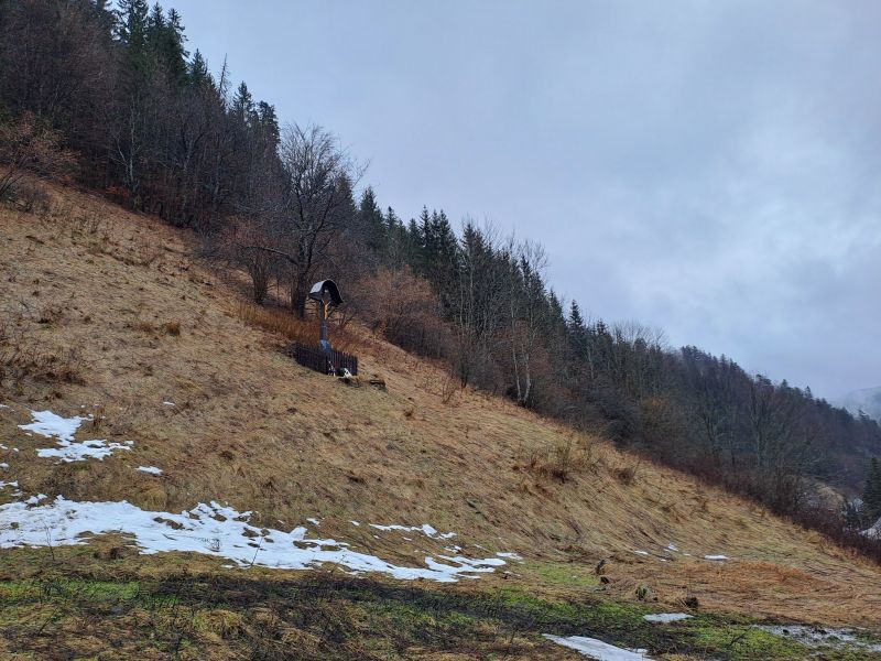 Pamätný kríž na mieste nešťastia