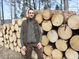 Ing. Daniel Kliment, MBA pri včas vyťaženom kalamitnom dreve 