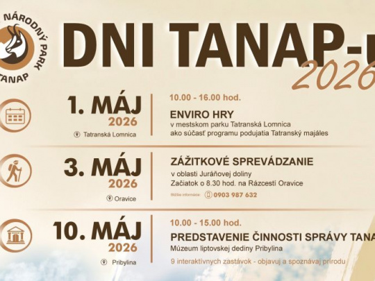 Dni TANAP-u k 77. výročiu založenia najstaršieho národného parku na Slovensku: Oslava tatranskej prírody a ľudí, ktorí sa o ňu starajú a chránia ju