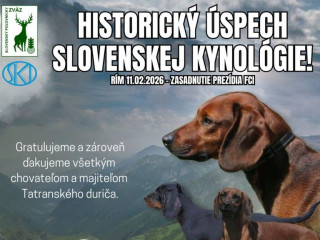 Slovenská poľovnícka komora: Historický úspech slovenskej kynológie