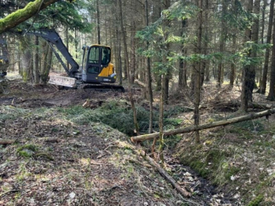 Vojenskí lesníci obnovujú prirodzený pohyb a zadržiavanie vody v krajine: V lokalite s rozlohou 150 hektárov dosiahnu náklady približne 3 milióny českých korún